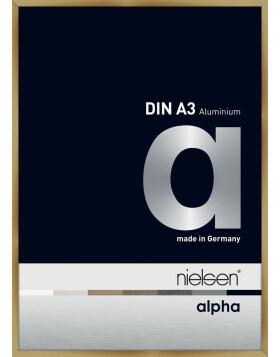 Marco de aluminio Nielsen Alpha 29,7x42 cm ámbar cepillado