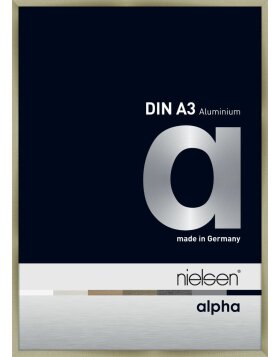 Nielsen Aluminium Bilderrahmen Alpha 29,7x42 cm brushed edelstahl