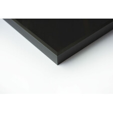 Nielsen Aluminium Bilderrahmen Alpha 29,7x42 cm eloxal schwarz matt