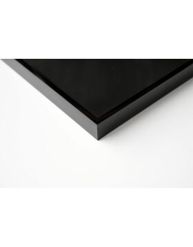 Nielsen Aluminium Bilderrahmen Alpha 30x30 cm eloxal schwarz glanz