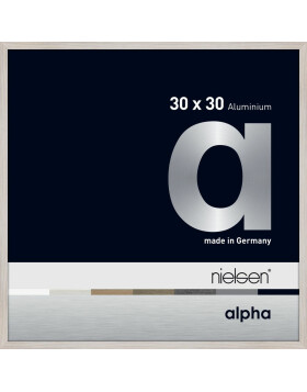 Nielsen Aluminium Picture Frame Alpha 30x30 cm white oak
