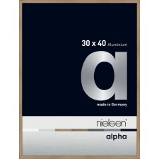 Nielsen Aluminium Picture Frame Alpha 30x40 cm oak