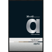 Nielsen Aluminium Picture Frame Alpha 30x45 cm eloxal black matt