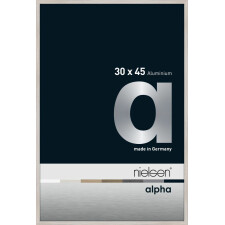 Nielsen Aluminium Bilderrahmen Alpha 30x45 cm eiche weiß