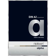 Cadre photo aluminium Nielsen Alpha 42x59,4 cm argenté