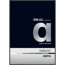 Cornice Nielsen in alluminio Alpha 42x59,4 cm platino