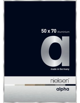 Cadre photo Nielsen aluminium Alpha 50x70 cm argent&eacute;