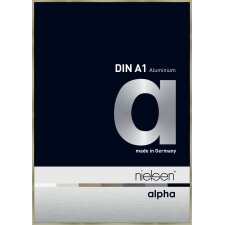 Nielsen Aluminium fotolijst Alpha 59,4x84,1 cm geborsteld roestvrij staal