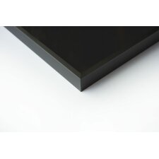 Cornice Nielsen in alluminio Alpha 60x60 cm anodizzato nero opaco