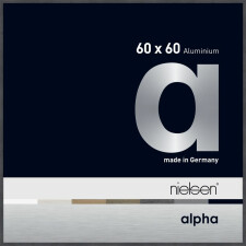 Nielsen Aluminium Bilderrahmen Alpha 60x60 cm grau