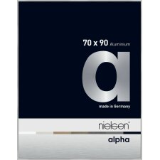 Nielsen Aluminium Picture Frame Alpha 70x90 cm silver matt