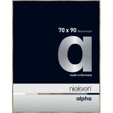 Marco de aluminio Nielsen Alpha 70x90 cm acero inoxidable cepillado