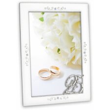 Diana wedding picture frame 25 years silver 10x15 cm
