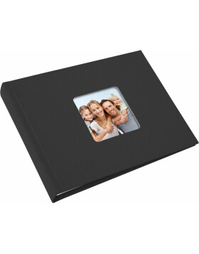 Goldbuch Fotoalbum Living schwarz 21,5x16,5 cm 36 weiße Seiten