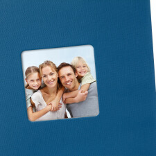 Goldbuch Álbum de fotos Living azul 21,5x16,5 cm 36 páginas blancas