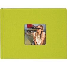 Album fotografico Goldbuch Living verde 21,5x16,5 cm 36 pagine bianche