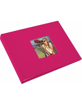 Fotoalbum Living roze 21,5x16,5 cm