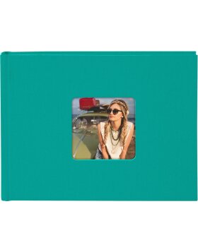 Goldbuch Photo Album Living turquoise 21,5x16,5 cm 36 białych stron