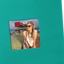 Goldbuch Album photo Living turquoise 21,5x16,5 cm 36 pages blanches