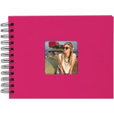 Goldbuch Spiralalbum Living pink 24x17 cm 50 schwarze Seiten