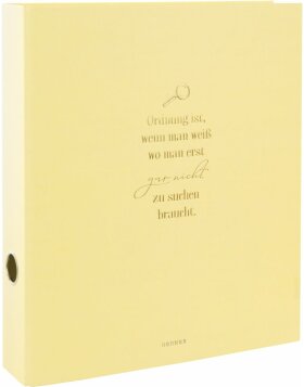 Folder A4 Wortreich cream 5 cm