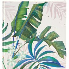 Einschreibbuch Tropical White Notizbuch 17,5x19 cm