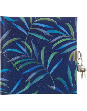 Dagboek Tropisch Blauw 16,5x16,5 cm