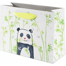 Geschenktas Panda 18x10x25 cm