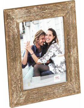 Two by Two photo frame 15x20 cm brown