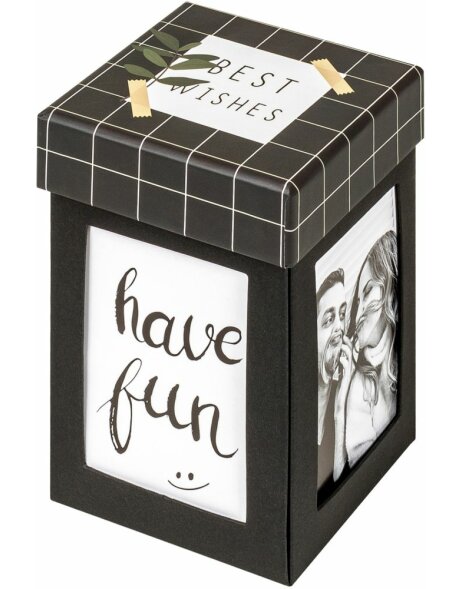 Photo gift box Surprise Explosion Box black