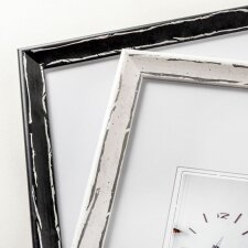 Metropolis wooden frame 20x30 cm black-silver