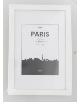 Kunststof lijst Parijs 20x30 cm wit