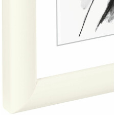 Cadre plastique Sofia 10x15 cm blanc