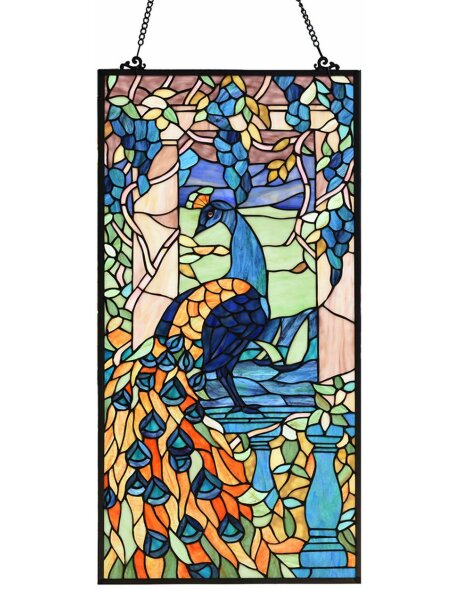 Tiffany-Fensterbild 76x38 cm LumiLamp 5LL-6040