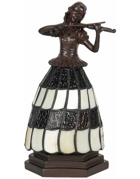 Lámpara de mesa Tiffany Mujer 13x13x26 cm E14-máx 1x25W LumiLamp 5LL-6047