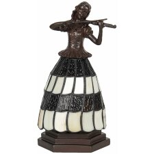 Lámpara de mesa Tiffany Mujer 13x13x26 cm E14-máx 1x25W LumiLamp 5LL-6047