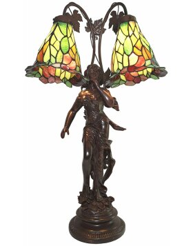Lampa stołowa Tiffany Woman 50x28x84 cm E27-max 2x60W LumiLamp 5LL-6062