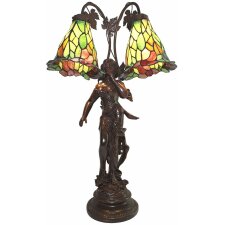 Table lamp Tiffany woman 50x28x84 cm E27-max 2x60W LumiLamp 5LL-6062