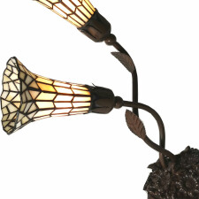 Lámpara de mesa Tiffany 34x25x58 cm E14-máx 2x25W LumiLamp 5LL-6063