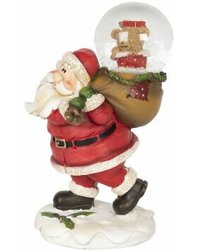 Santa with snow globe 9x6x14 cm Clayre & Eef 64550