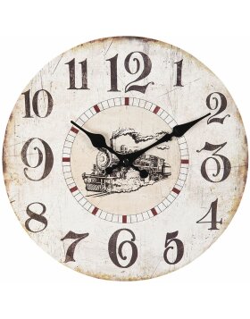 Clock &Oslash; 30x3 cm / 1xAA Clayre &amp; Eef 6KL0597