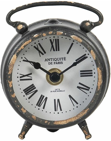 Reloj de mesa 9x4x10 cm - 1xAA Clayre &amp; Eef 6KL0630
