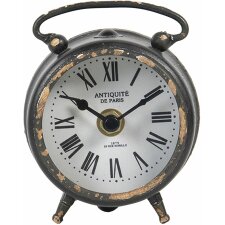 Horloge de table 9x4x10 cm - 1xAA Clayre & Eef 6KL0630