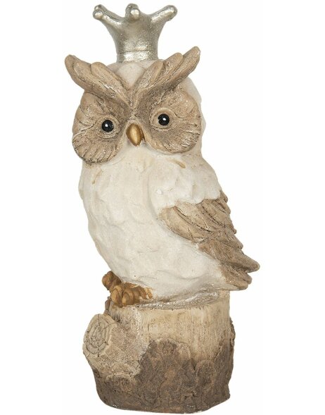 Decoration owl 12x9x25 cm Clayre &amp; Eef 6PR2968