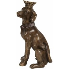 Decoration dog sitting 21x18x40 cm Clayre & Eef 6PR3008