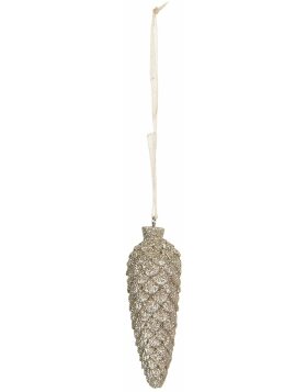 Decoration hanger pine cone &Oslash; 3x8 cm Clayre &amp;...