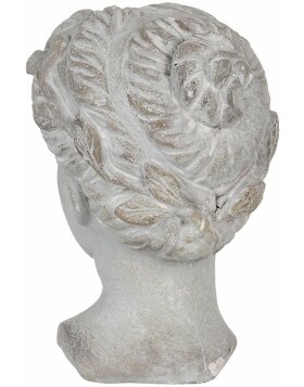 Statue head woman 16x15x23 cm Clayre &amp; Eef 6TE0294
