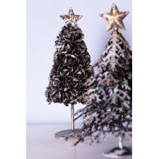 Decoration christmas tree 8x8x20 cm Clayre & Eef 6Y3749