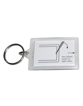 key fob for 1 picture - acrylic