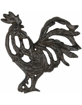 Wall decoration rooster 28x3x27 cm Clayre &amp; Eef 6Y3913